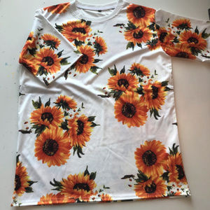 Polyester Sunflower Tee
